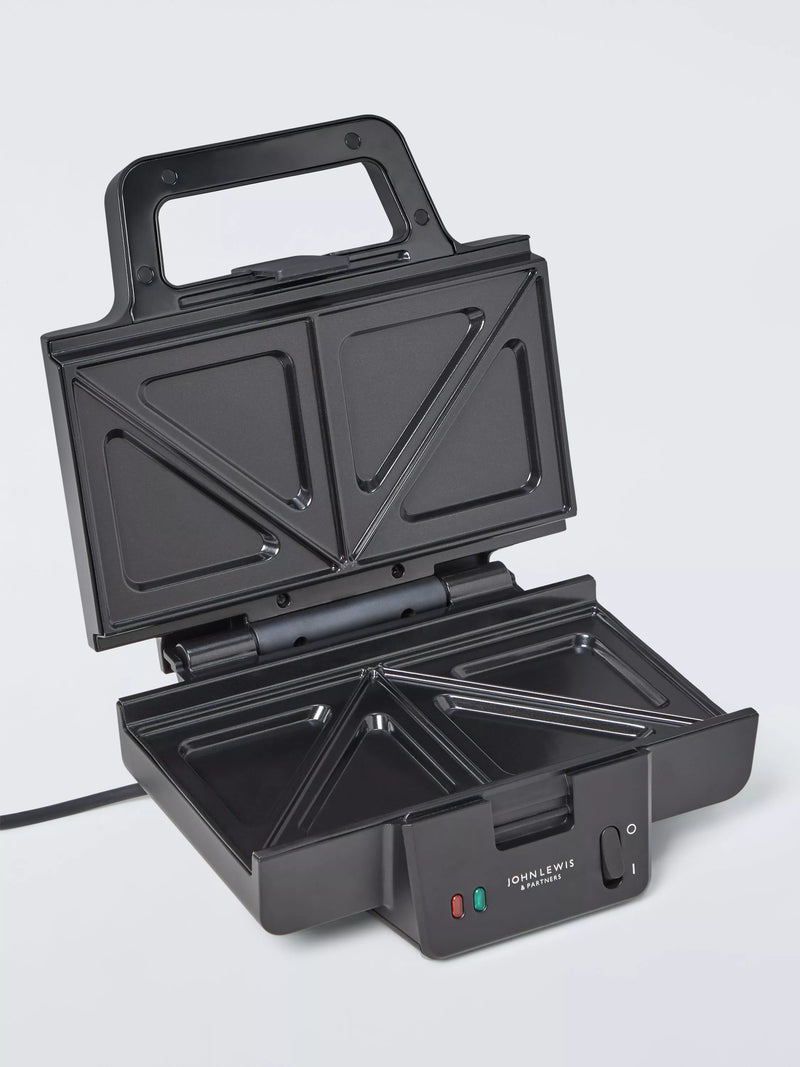 John Lewis sandwich maker black, imported from the UK