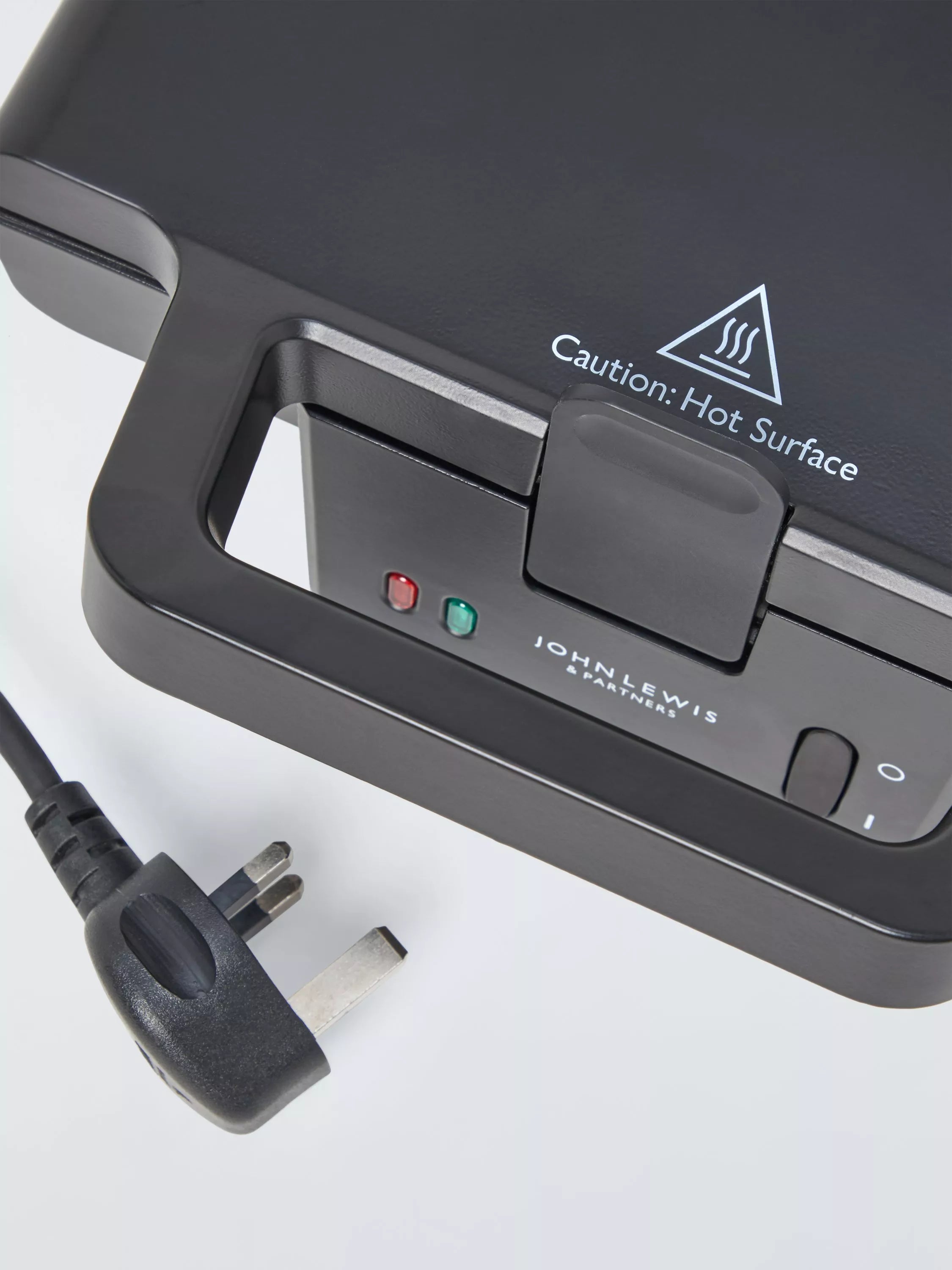 John Lewis sandwich maker black, imported from the UK