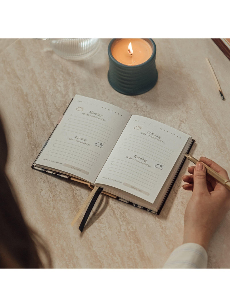 Papier gratitude journal Stripe Bouquet 192 pages - British product