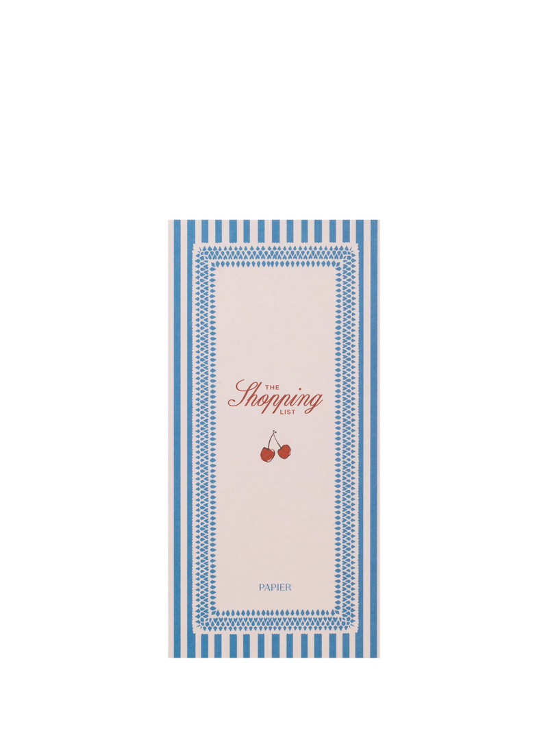Papier Cherry shopping list pad 60 pages (British brand)