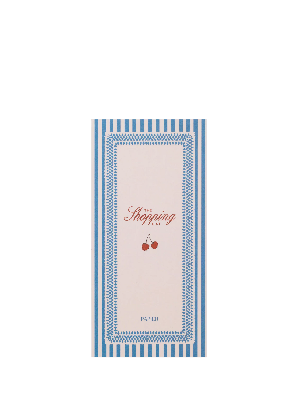 Papier Cherry shopping list pad 60 pages (British brand)