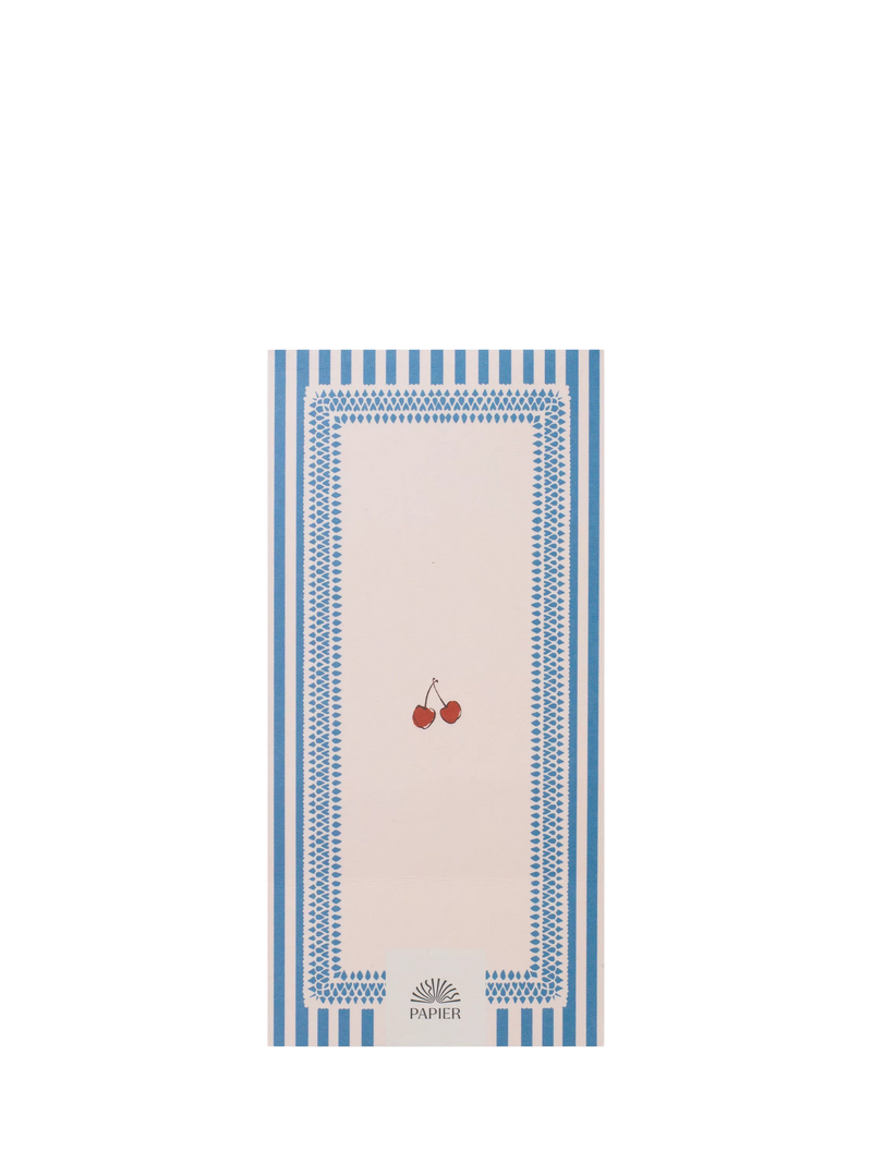 Papier Cherry shopping list pad 60 pages (British brand)