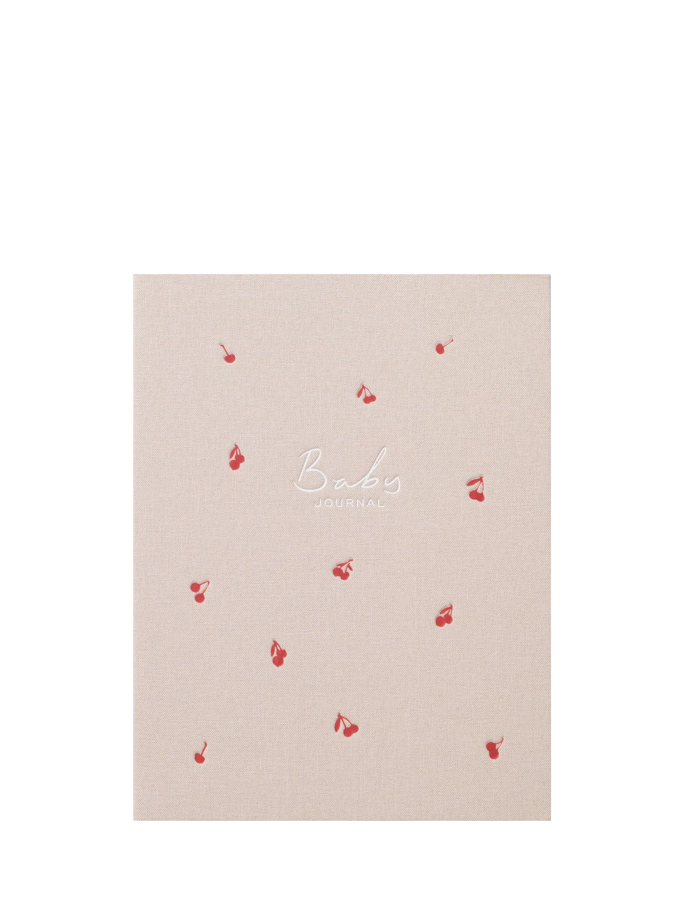 Papier baby journal Cherries binder 192 pages - British product