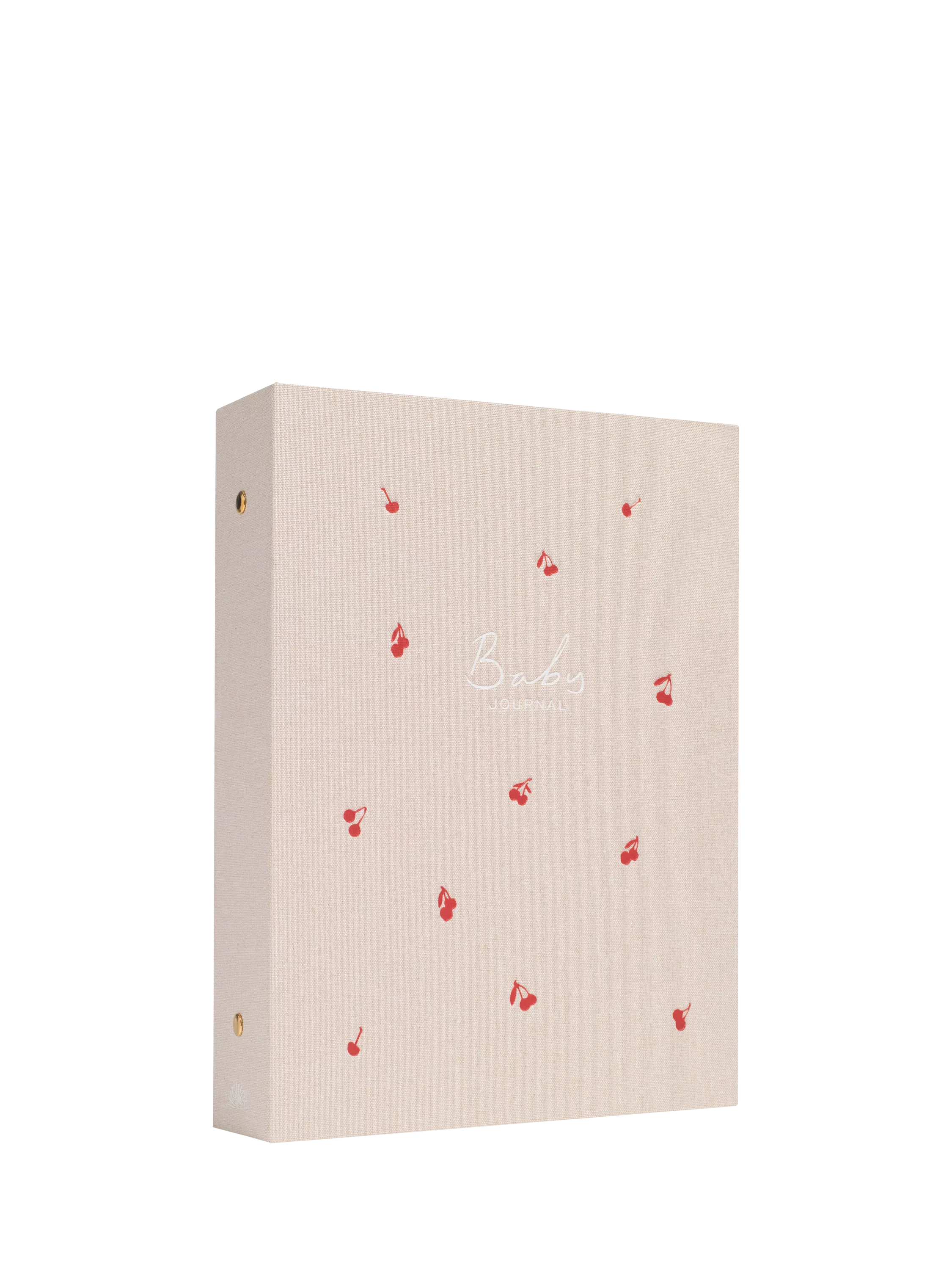 Papier baby journal Cherries binder 192 pages - British product