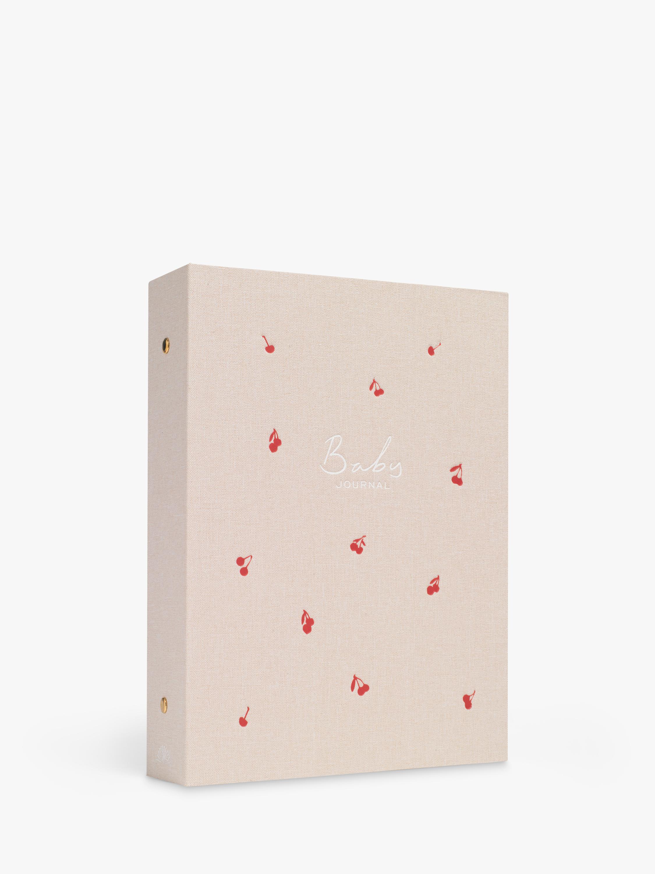 Papier baby journal Cherries binder 192 pages - British product
