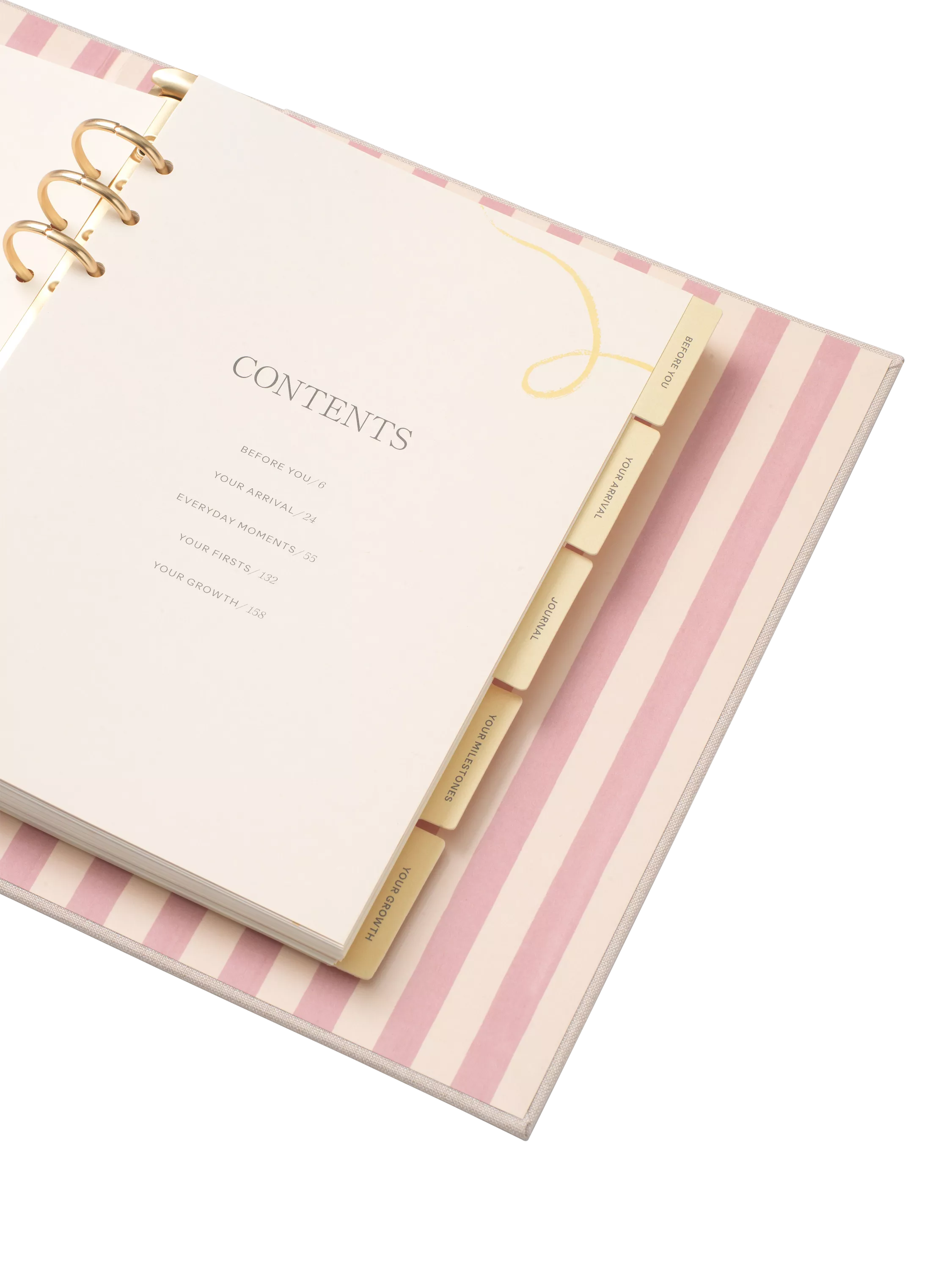 Papier baby journal Cherries binder 192 pages - British product