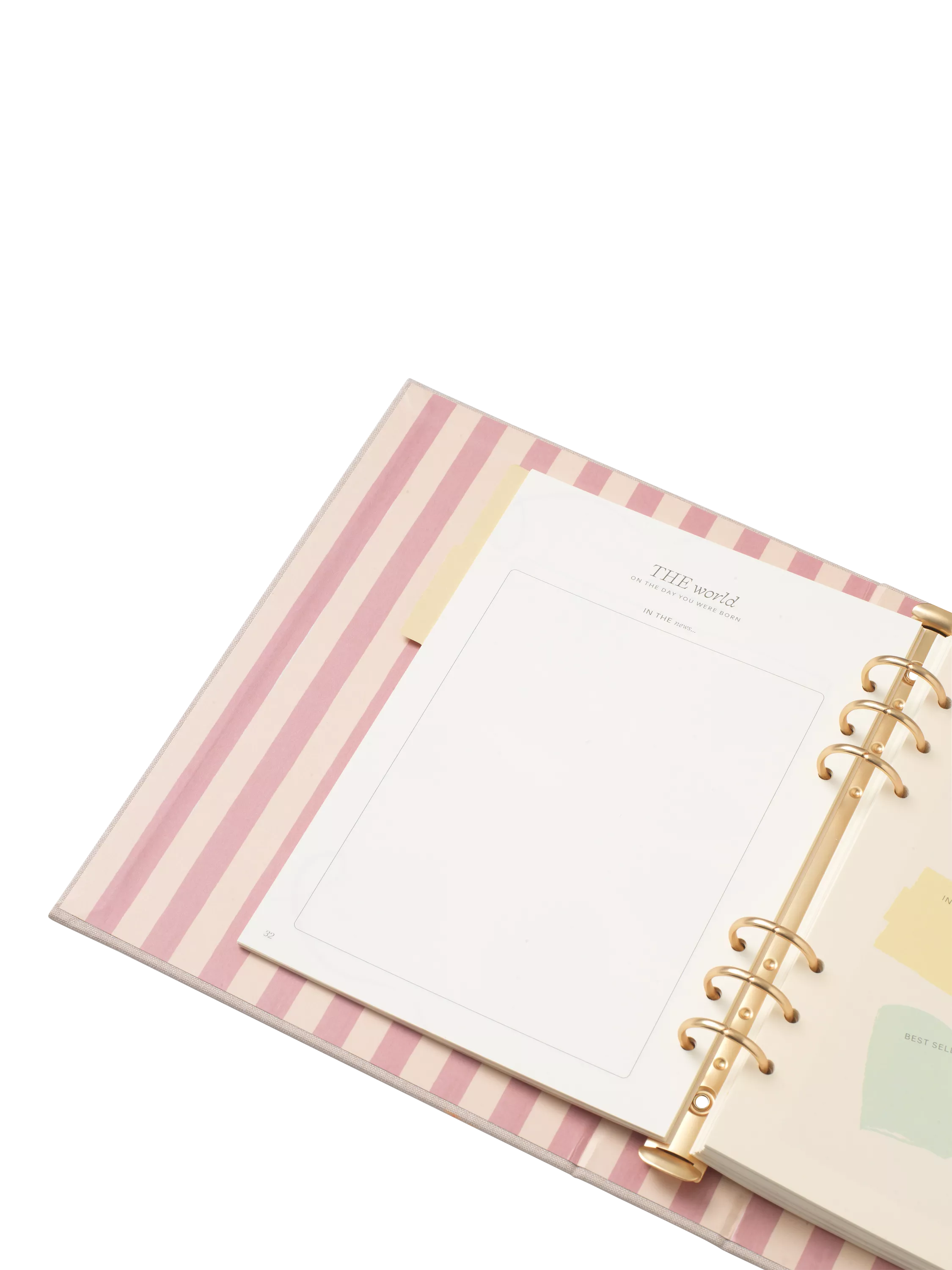 Papier baby journal Cherries binder 192 pages - British product