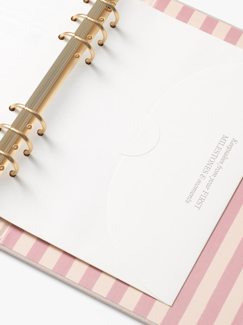 Papier baby journal Cherries binder 192 pages - British product