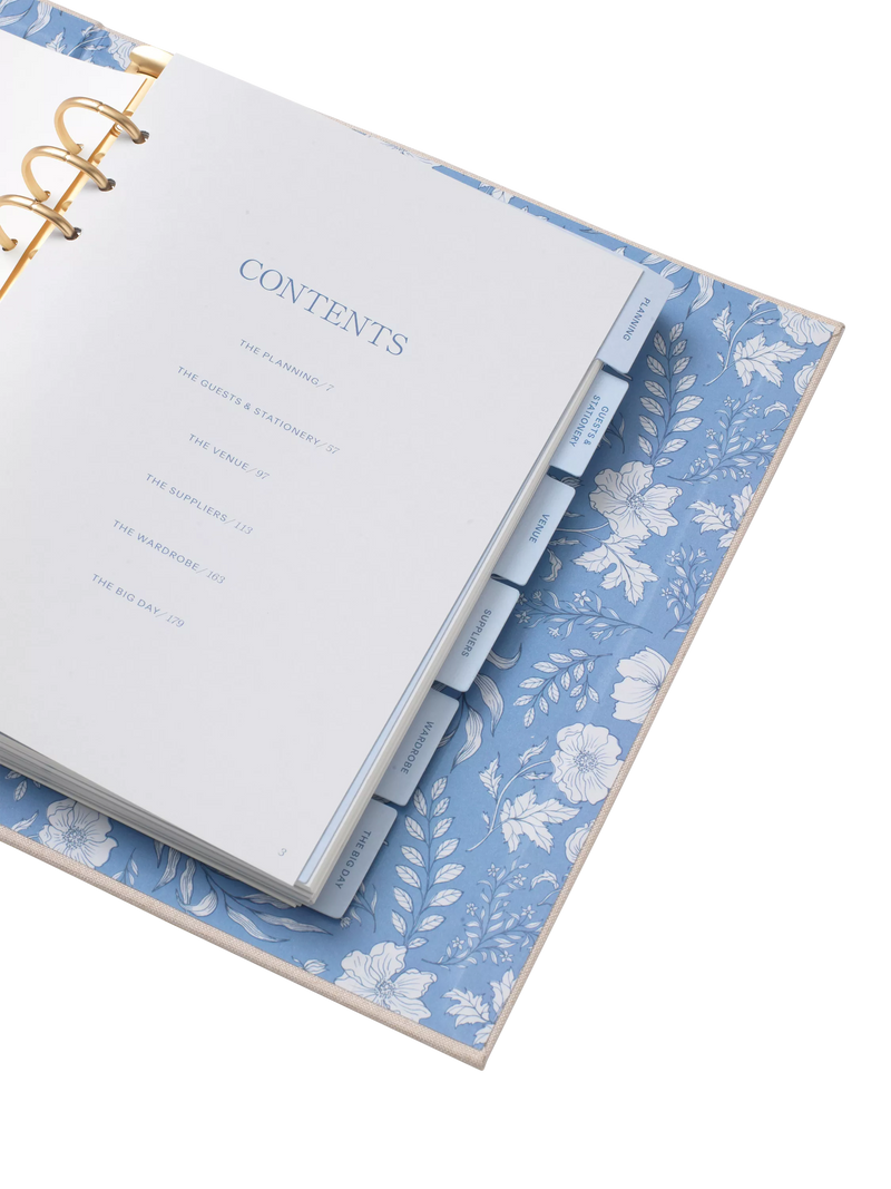 Papier abstract wedding binder multi 192 pages spiral, UK version