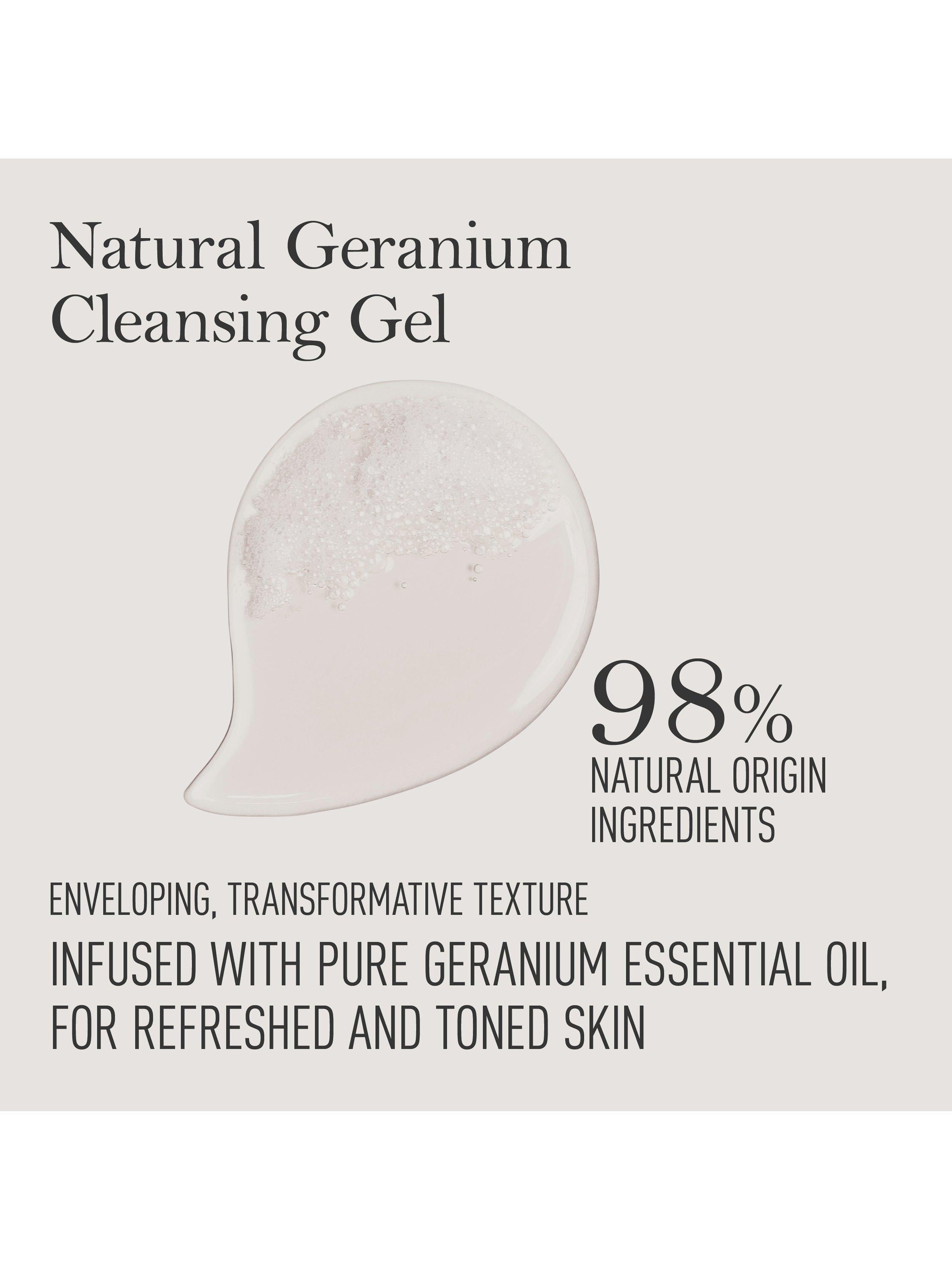Kama Ayurveda geranium cleansing gel for face, 200ml, UK version