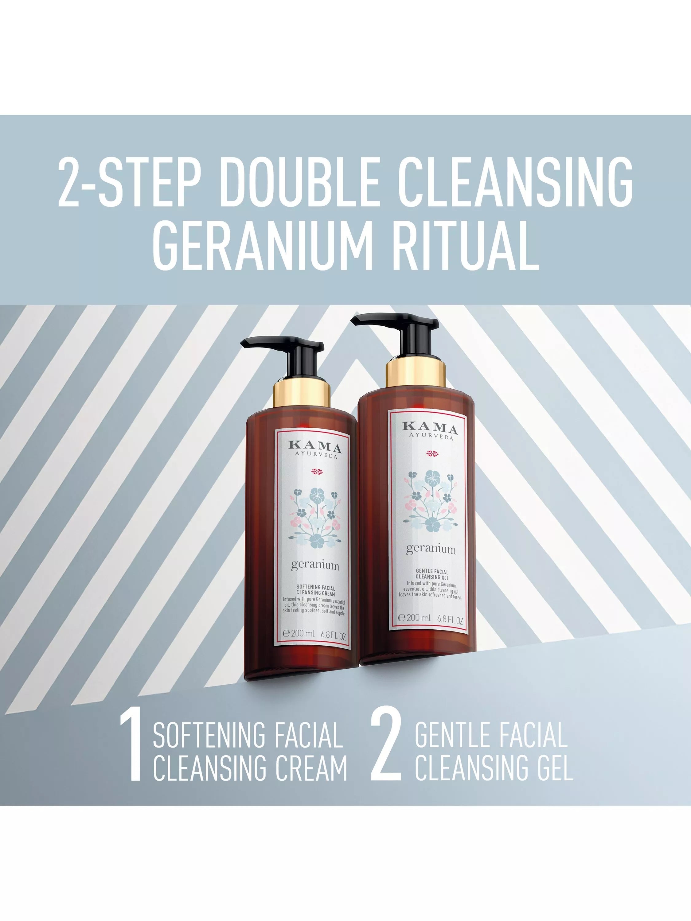 Kama Ayurveda Geranium Cleansing Cream 200ml - British product