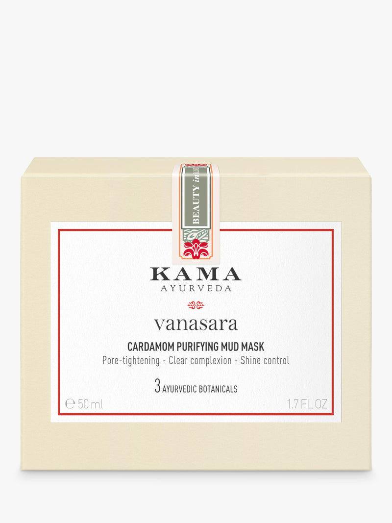 Kama Ayurveda Vanasara Cardamom Purifying Mud Mask, 50ml