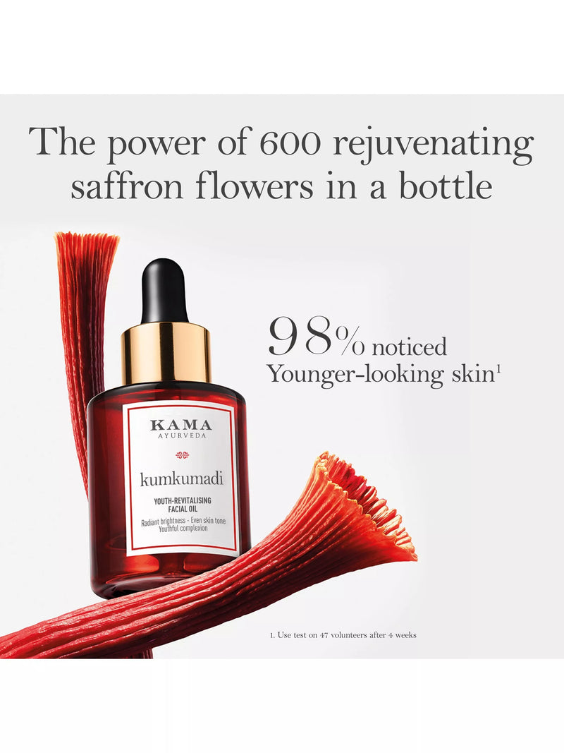 Kama Ayurveda Kumkumadi Revitalising Facial Oil 30ml, UK version