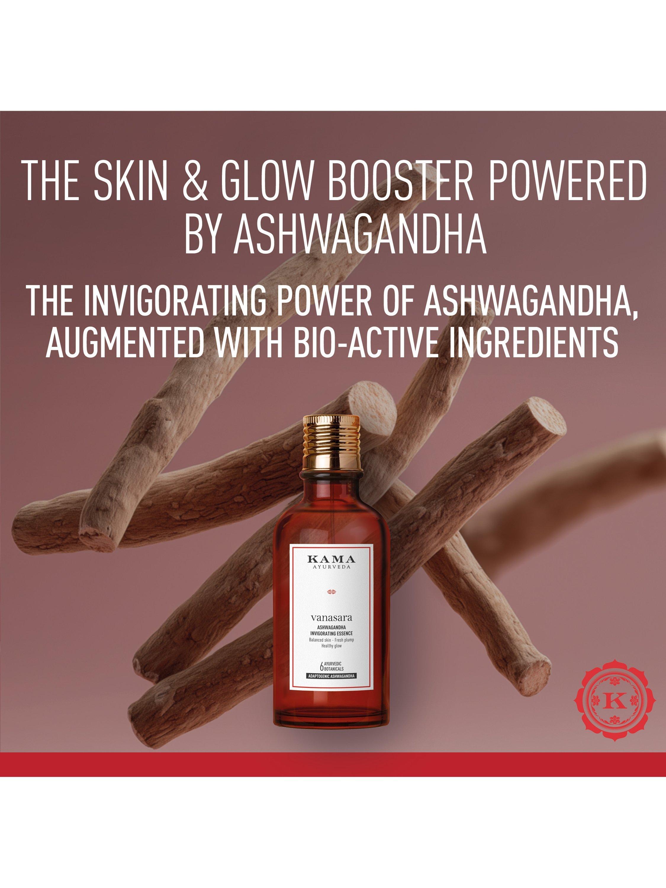Kama Ayurveda Ashwagandha Invigorating Essence 125ml, UK version
