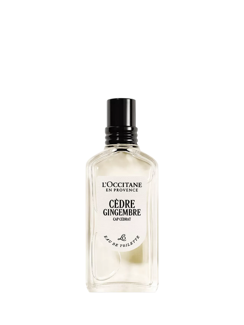 L'OCCITANE Cédre Gingembre Eau de Toilette 50ml, imported from the UK