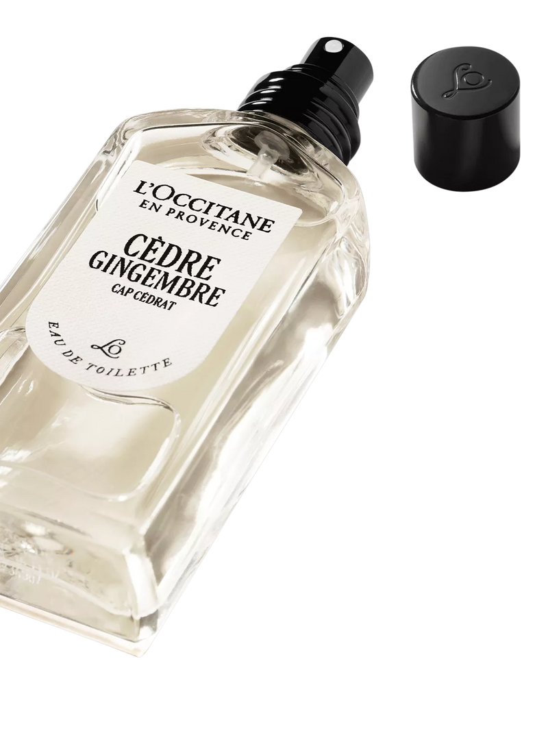 L'OCCITANE Cédre Gingembre Eau de Toilette 50ml, imported from the UK