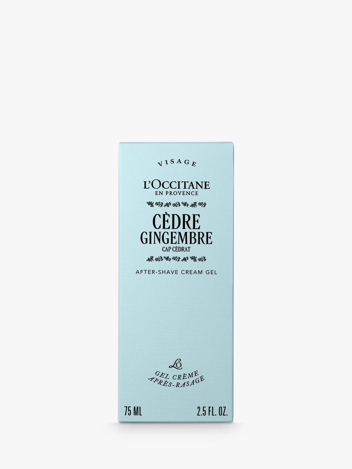 L'OCCITANE Cédre Gingembre after-shave cream gel 75ml (British brand)