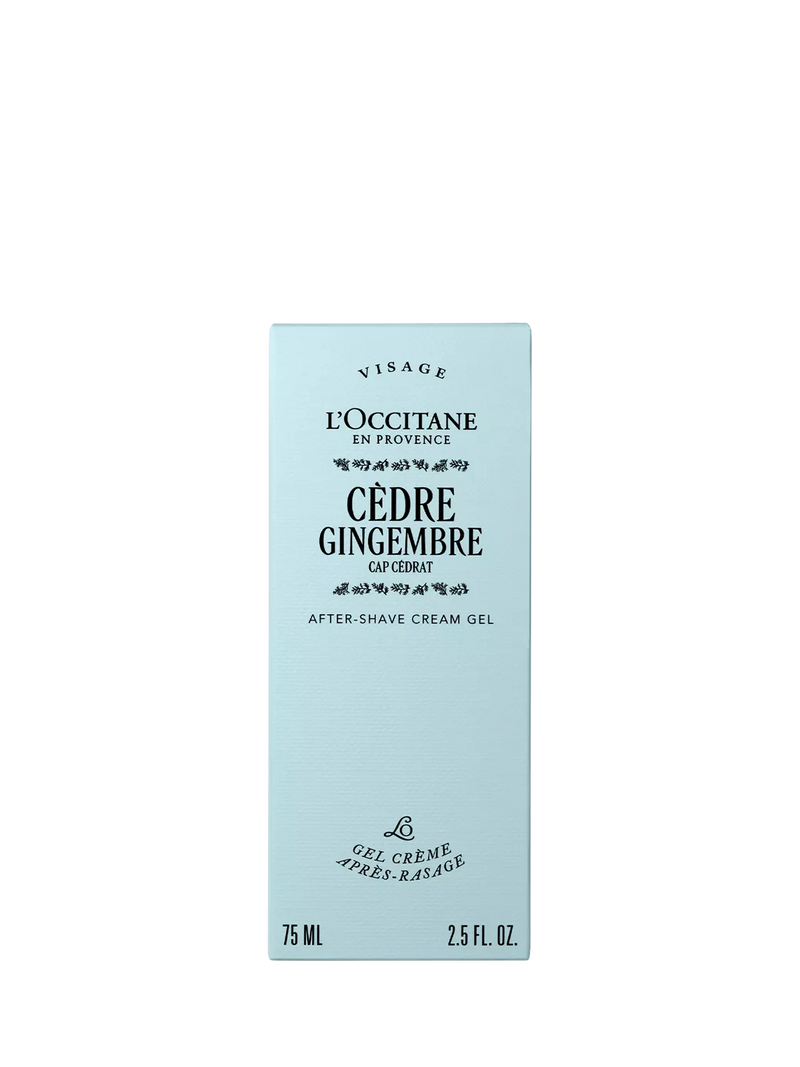 L'OCCITANE Cédre Gingembre after-shave cream gel 75ml (British brand)