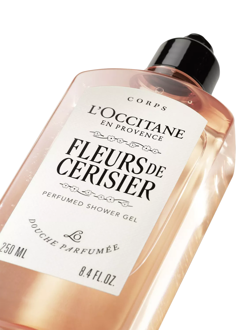 L'OCCITANE Cherry Blossom shower gel 250ml (British brand)