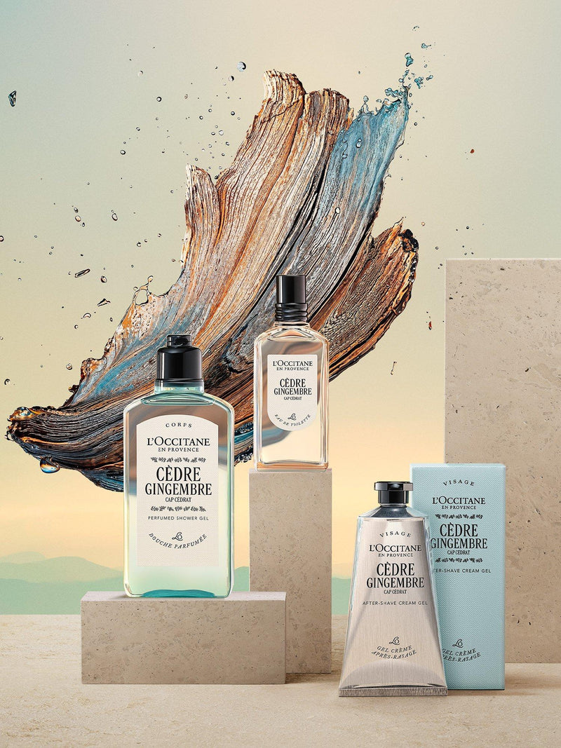 L'OCCITANE Cèdre Gingembre perfumed shower gel 250ml, UK version