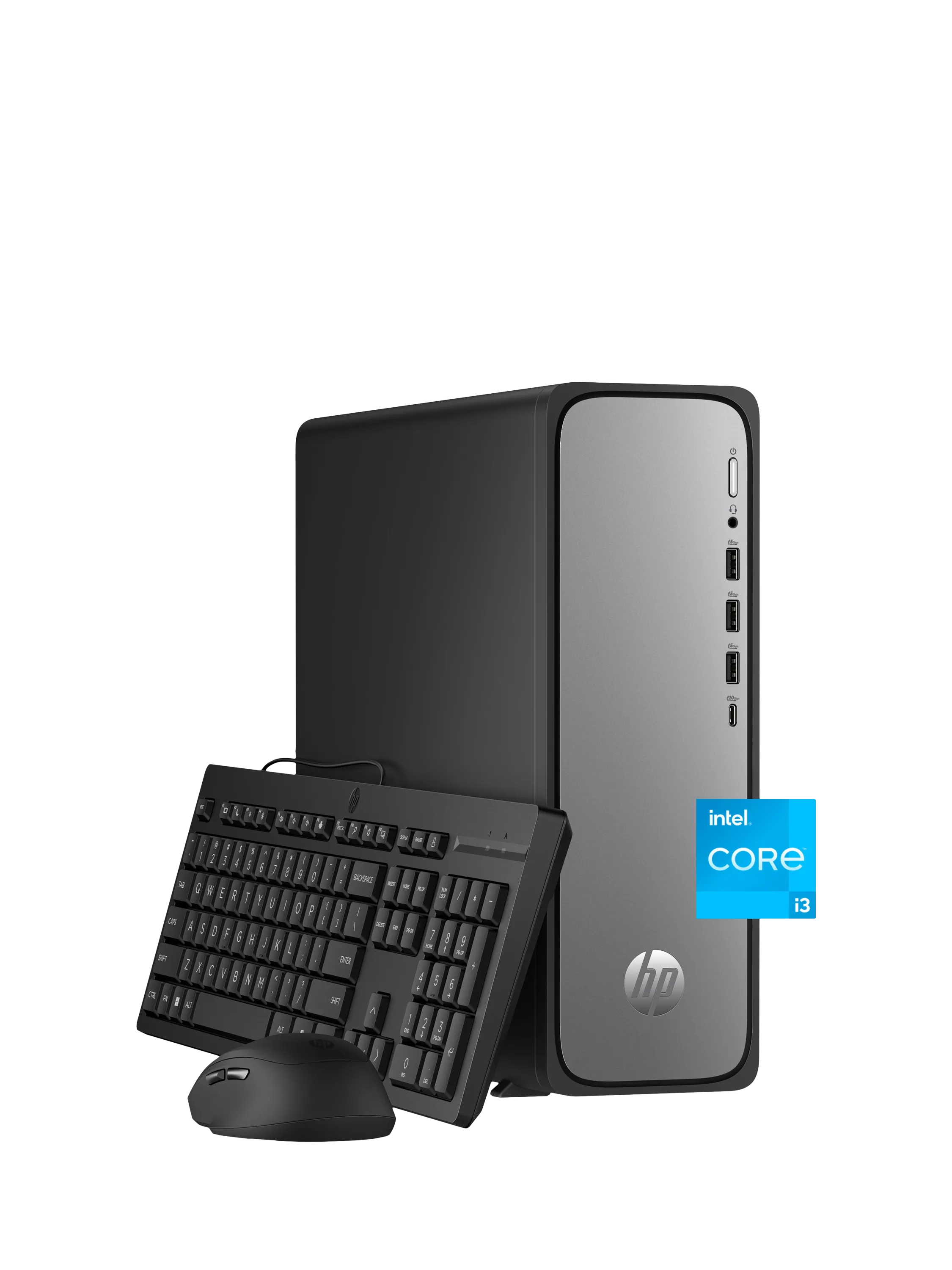 HP slim desktop PC i3 8GB 512GB, imported from the UK
