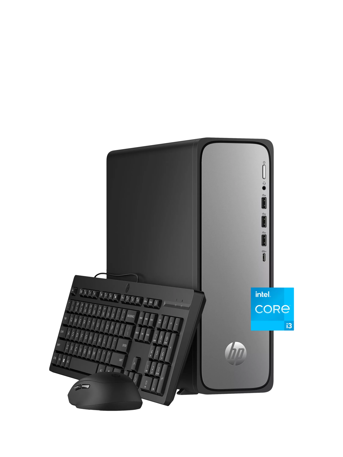 HP slim desktop PC i3 8GB 512GB, imported from the UK