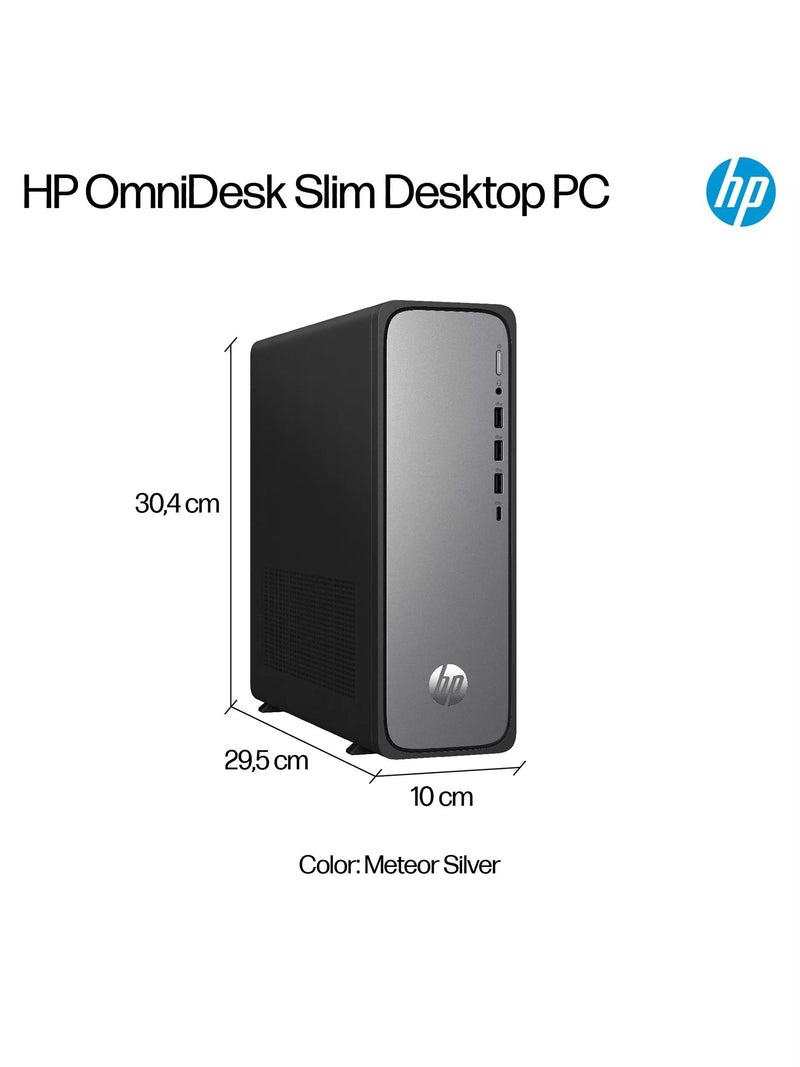 HP slim desktop PC i3 8GB 512GB, imported from the UK