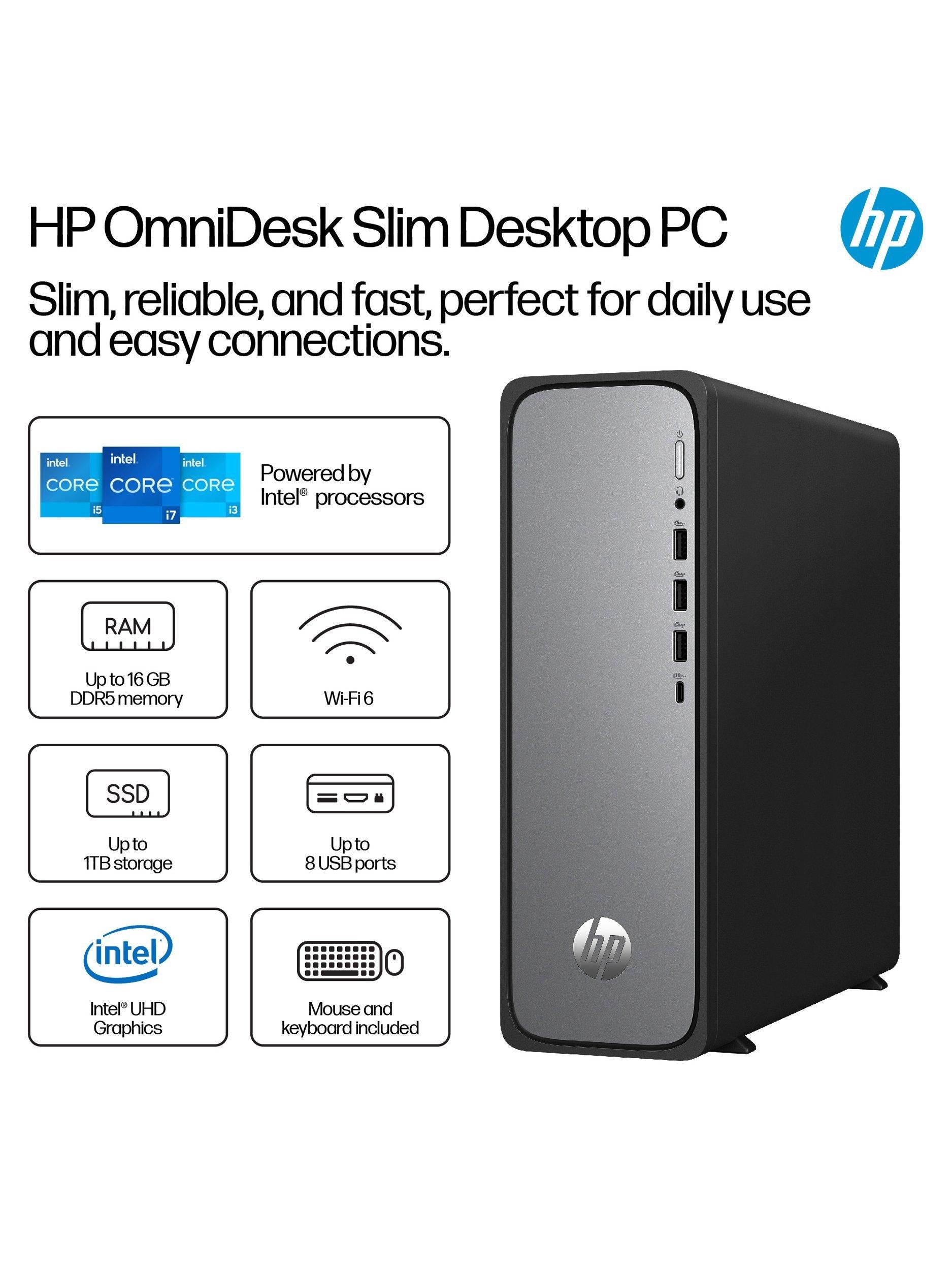 HP OmniDesk slim desktop PC S03-0013na, UK version