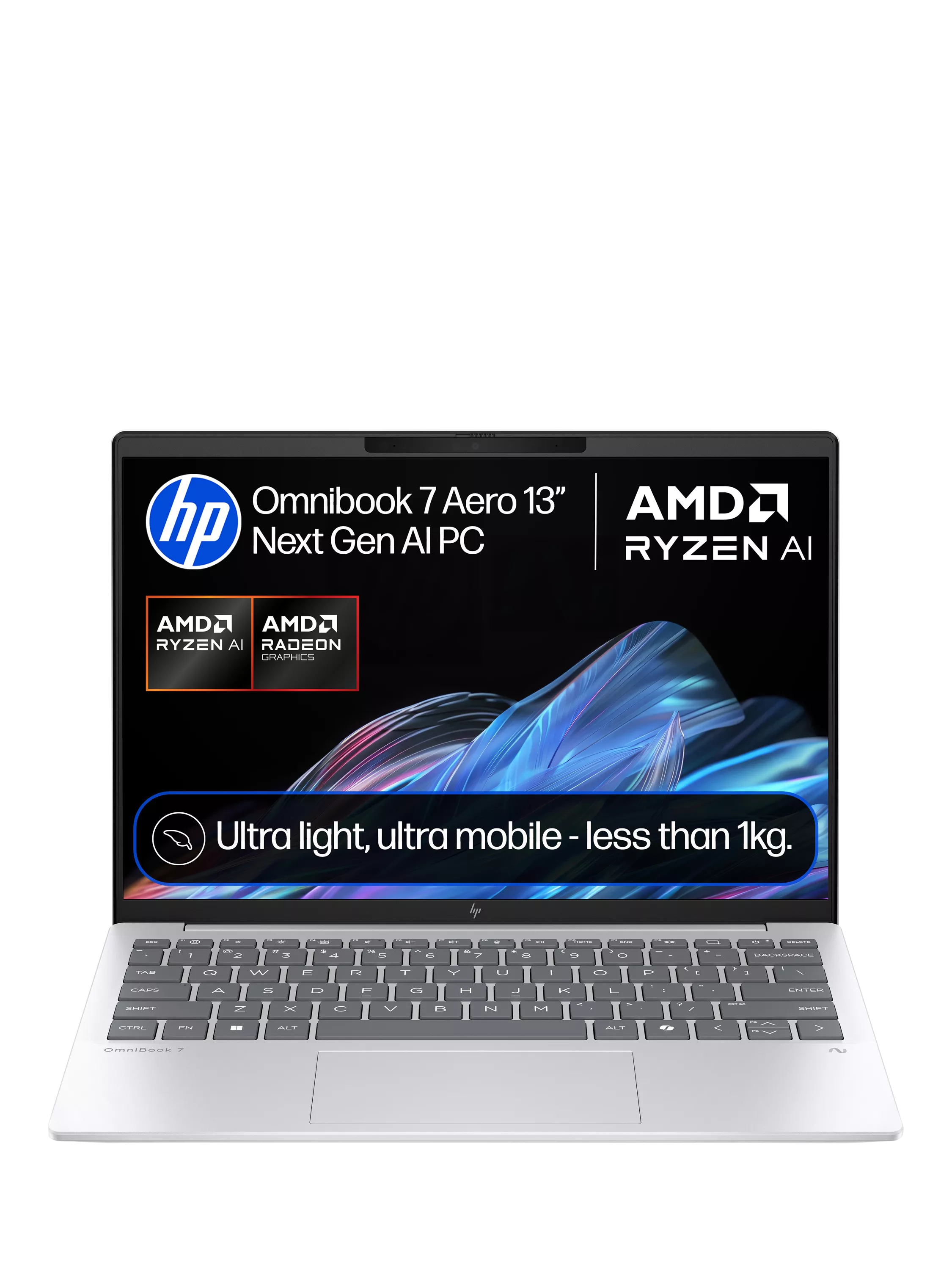 HP OmniBook 7 Aero laptop 13.3-inch, UK version