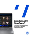 HP OmniBook 7 Aero laptop in Glacier Silver - British product