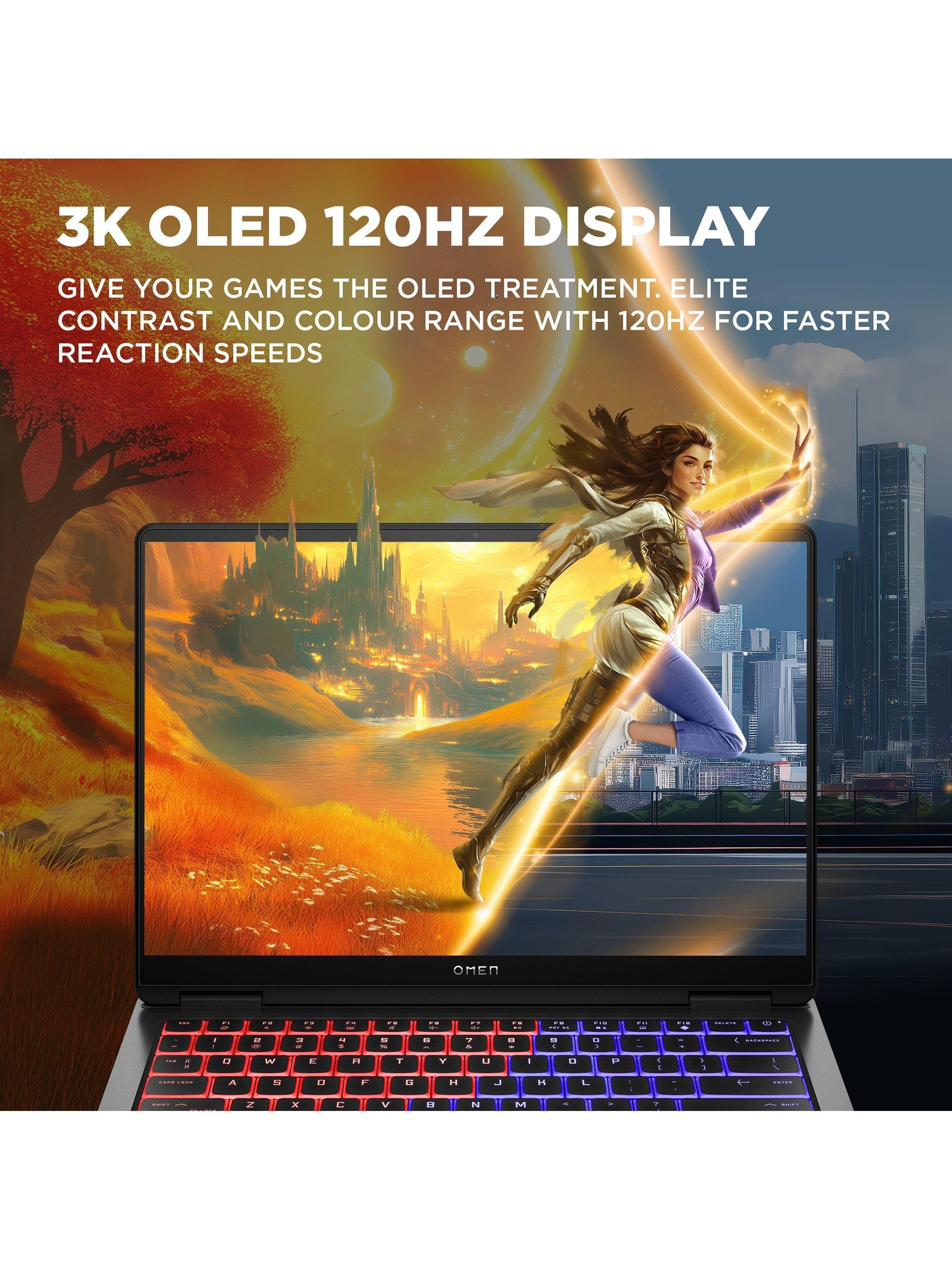 HP OMEN Transcend 14 gaming laptop with OLED display, imported from the UK