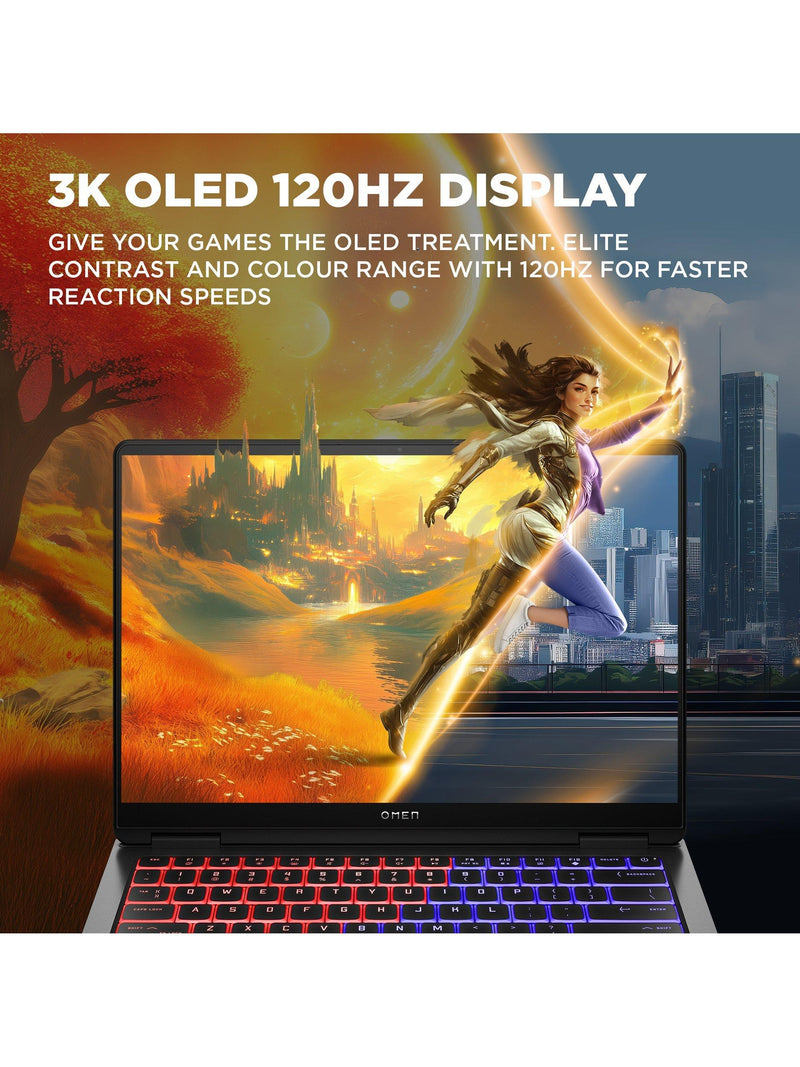 HP OMEN Transcend 14 gaming laptop with OLED display, imported from the UK