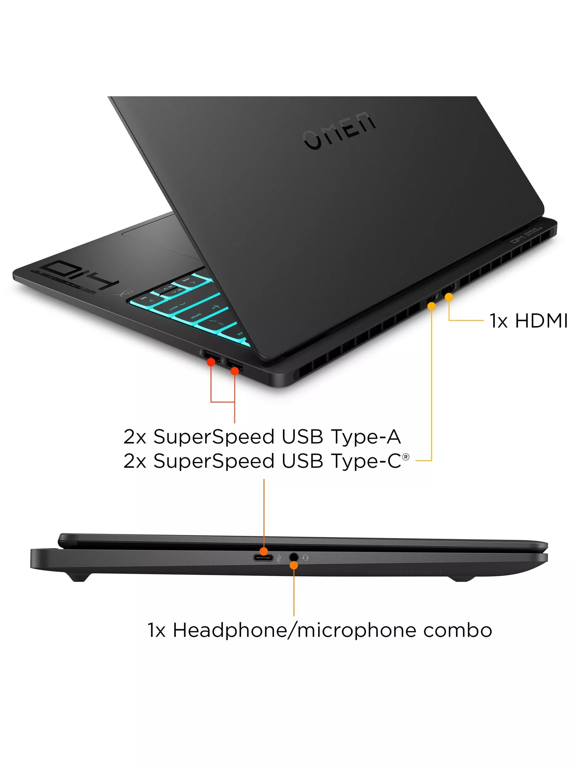 HP OMEN Transcend 14 gaming laptop with OLED display, imported from the UK