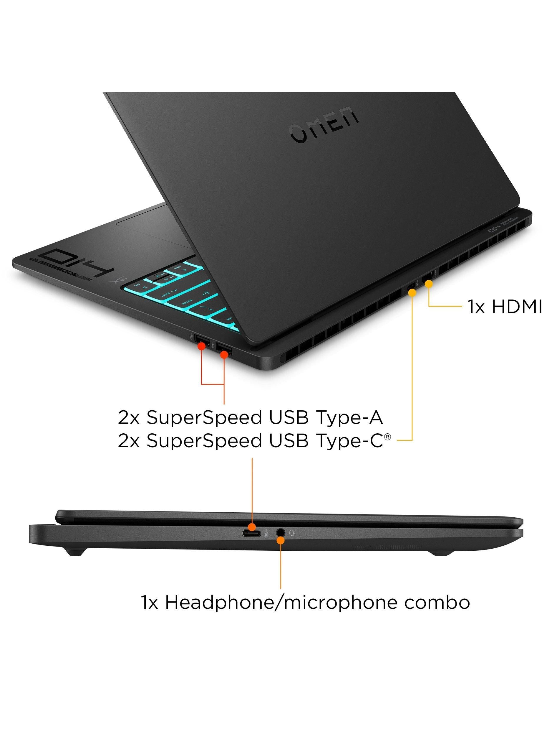 HP OMEN Transcend 14 gaming laptop with OLED display, imported from the UK