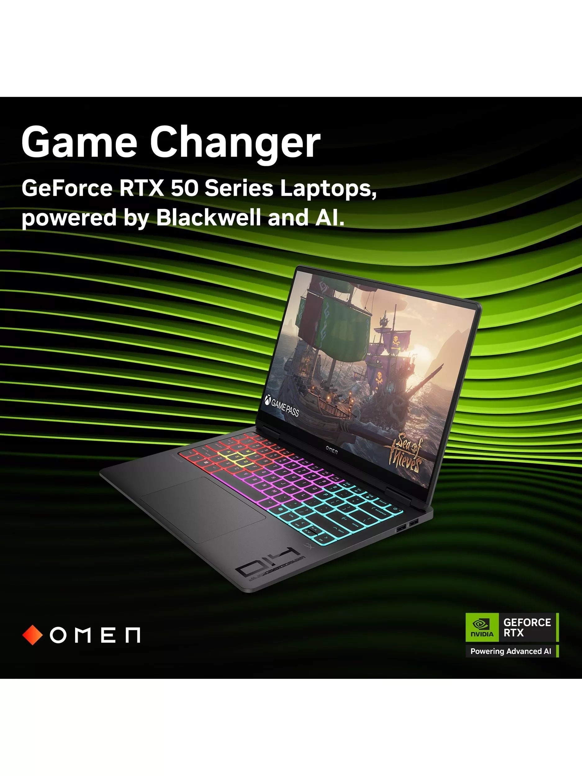 HP OMEN Transcend 14 gaming laptop with OLED display, imported from the UK