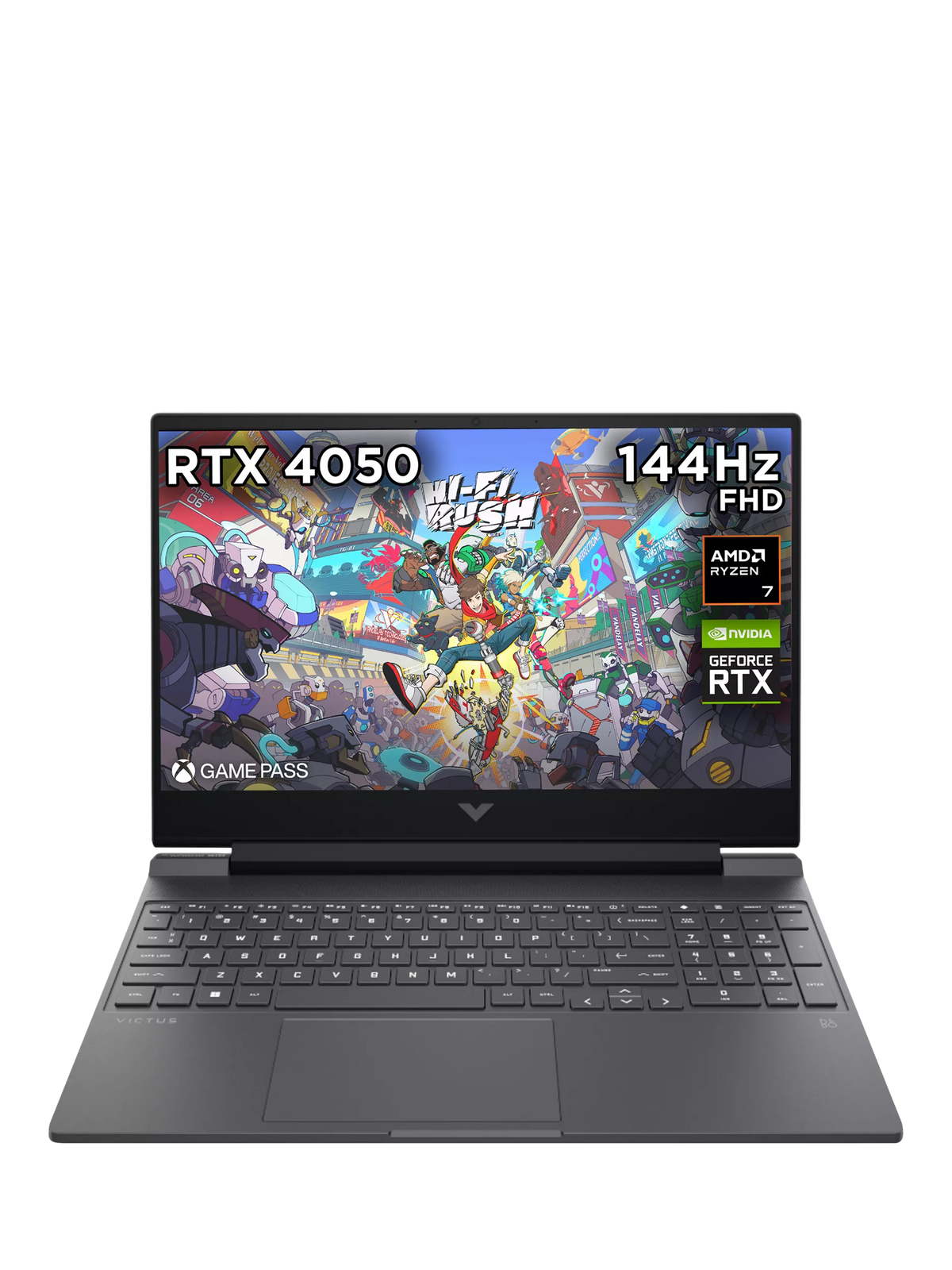 HP Victus 15 gaming laptop Mica Silver 15.6 inch (British brand)