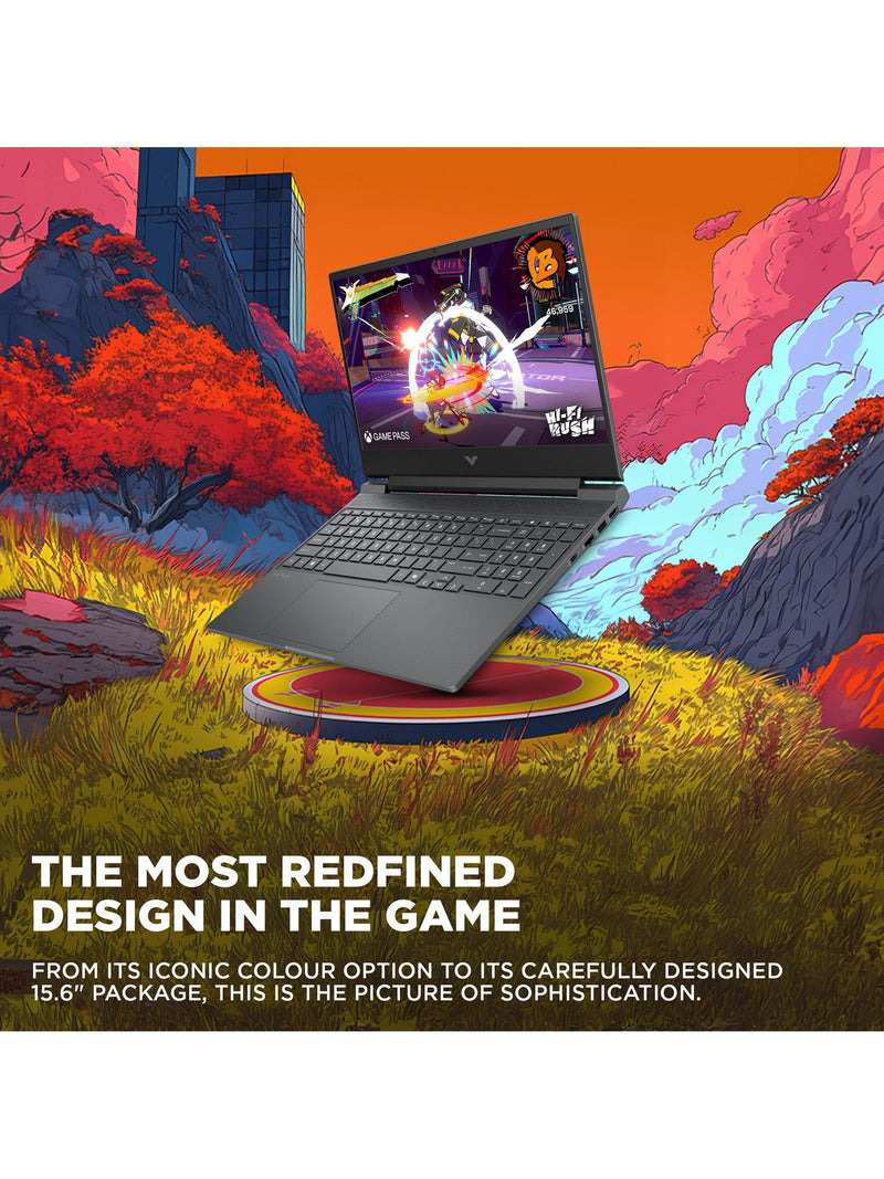 HP Victus 15 gaming laptop Mica Silver 15.6 inch (British brand)