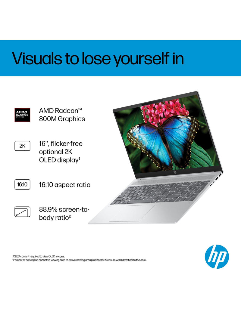 HP OmniBook 5 laptop 16-inch 2K sky blue, UK version