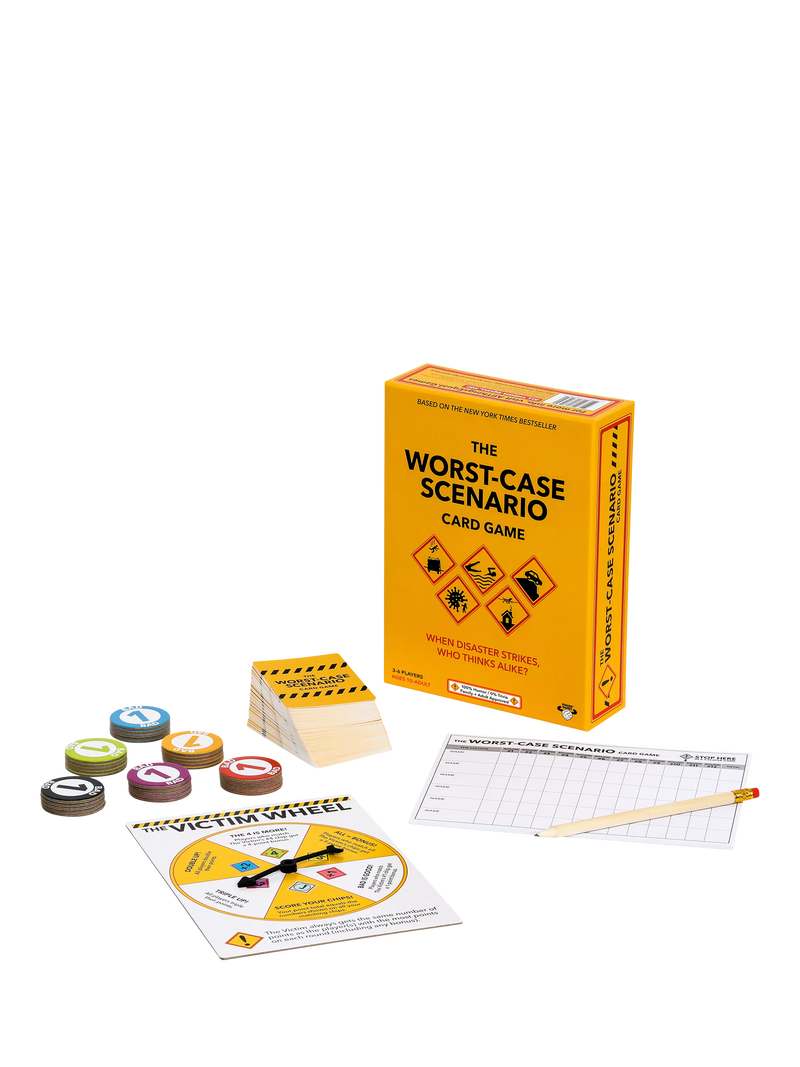 Moose Games Worst Case Scenario party game, UK version
