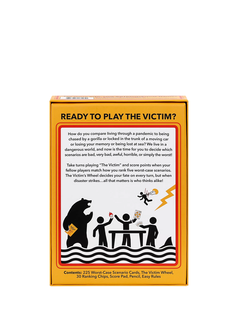 Moose Games Worst Case Scenario party game, UK version