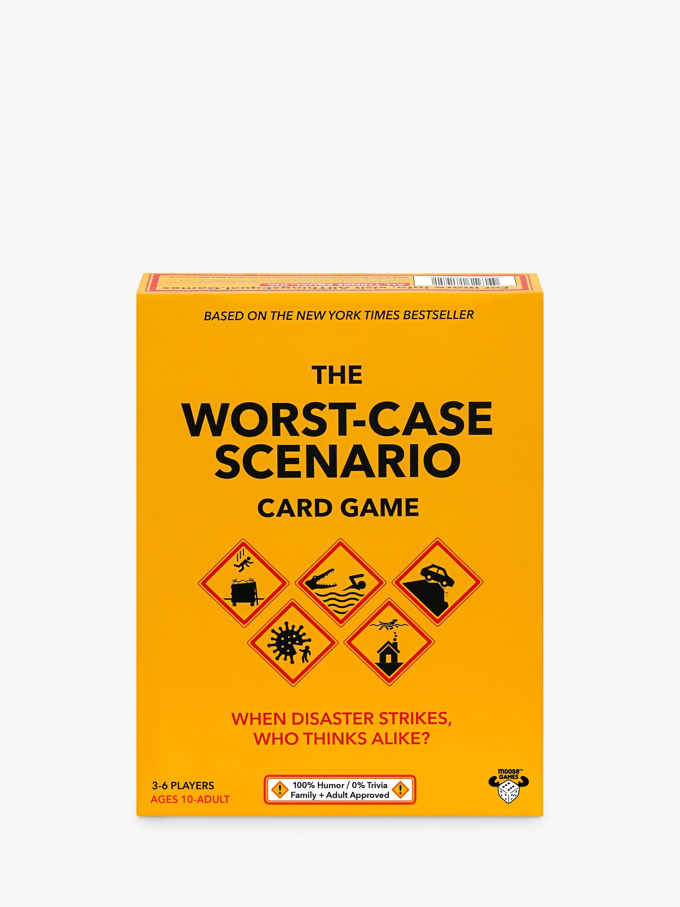 Moose Games Worst Case Scenario party game, UK version