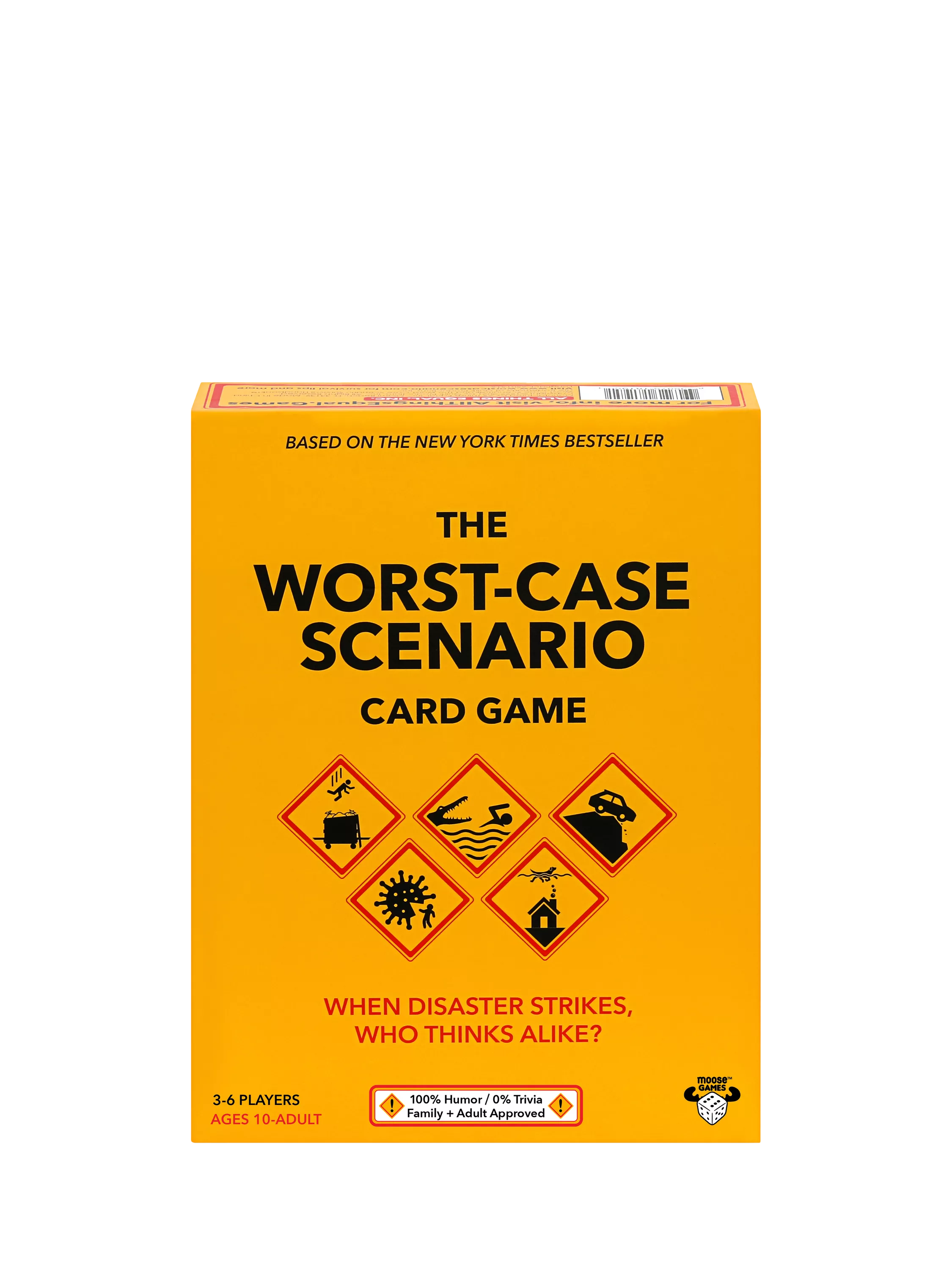 Moose Games Worst Case Scenario party game, UK version