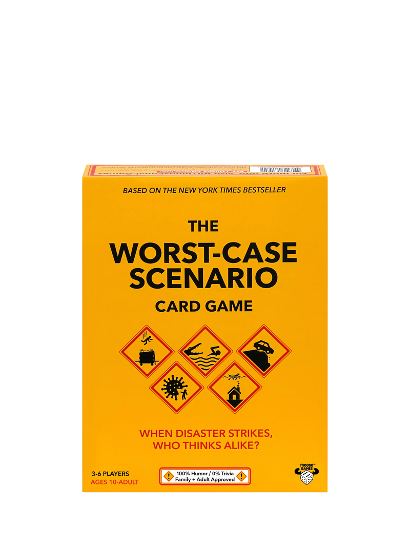 Moose Games Worst Case Scenario party game, UK version