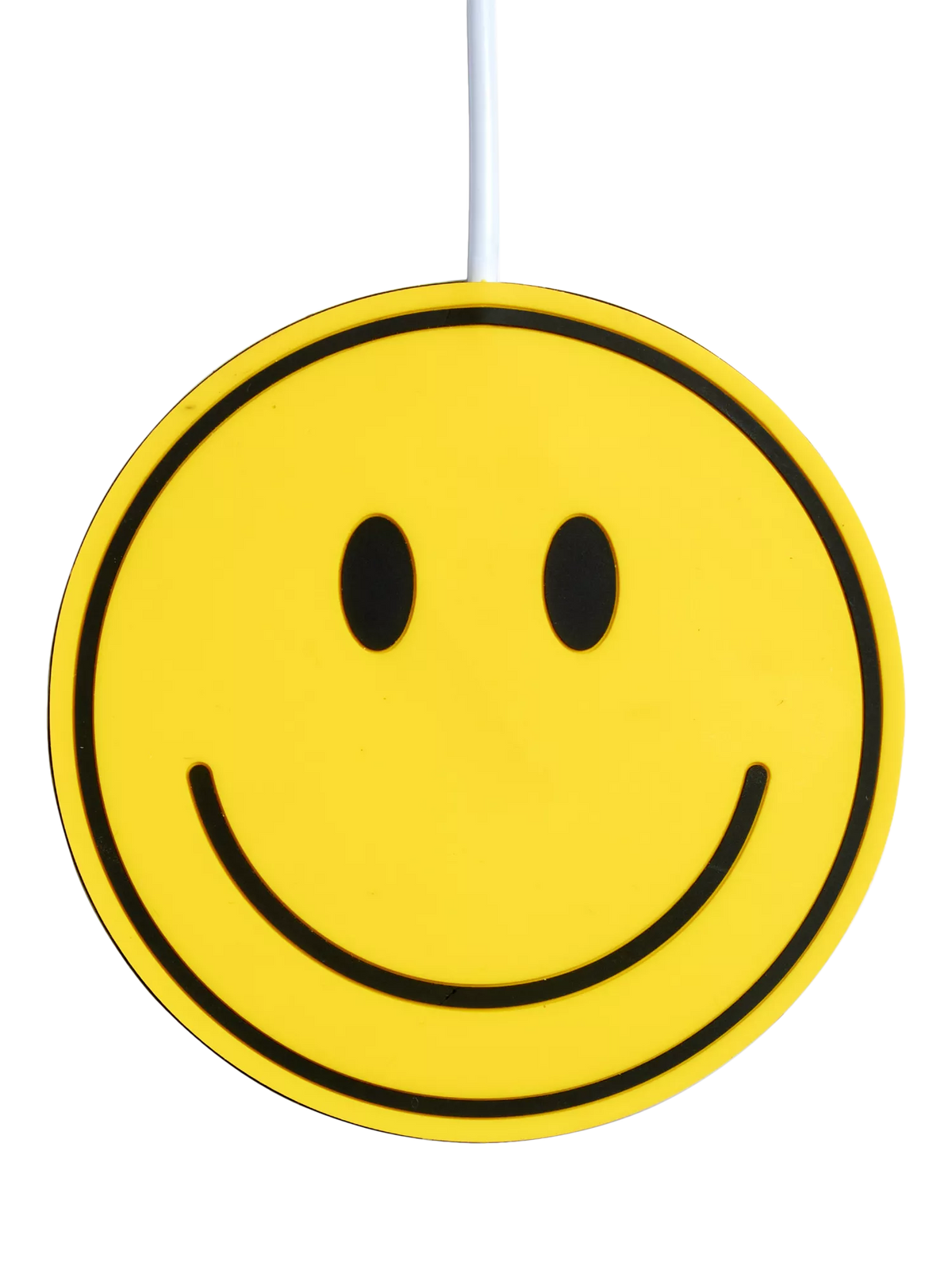 Mustard Happy Face cup warmer yellow, imported from the UK