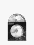 Mustard disco ball mouse mat silver 21cm, imported from the UK