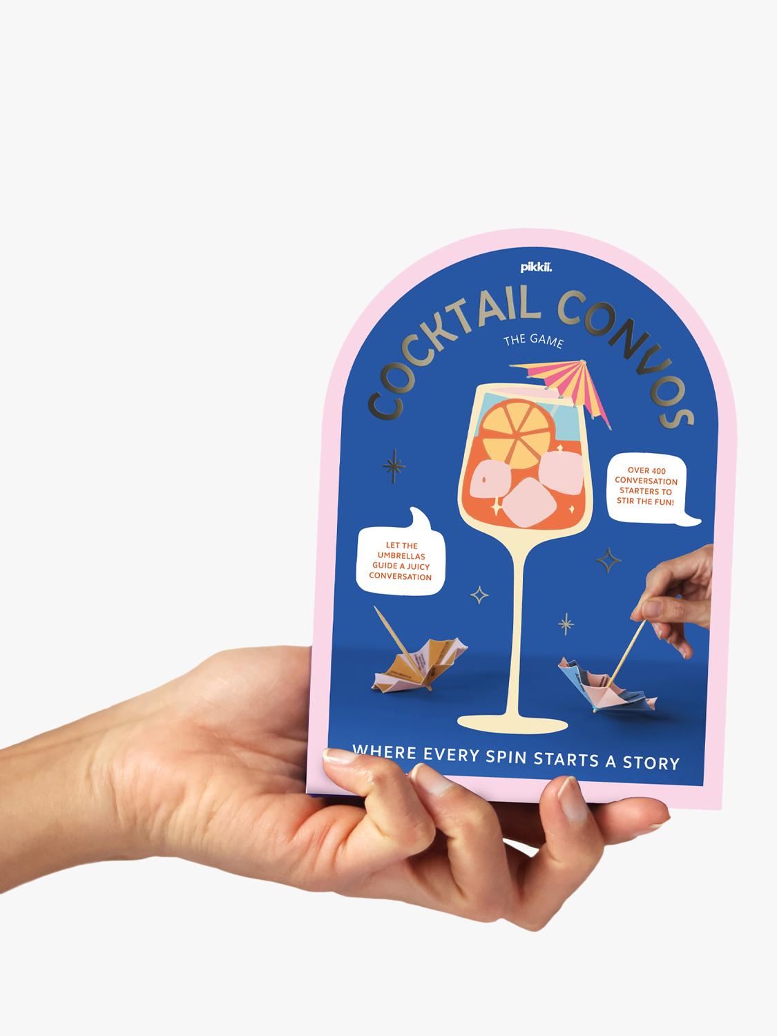 Pikkii Cocktail Convos Cards party game, UK version