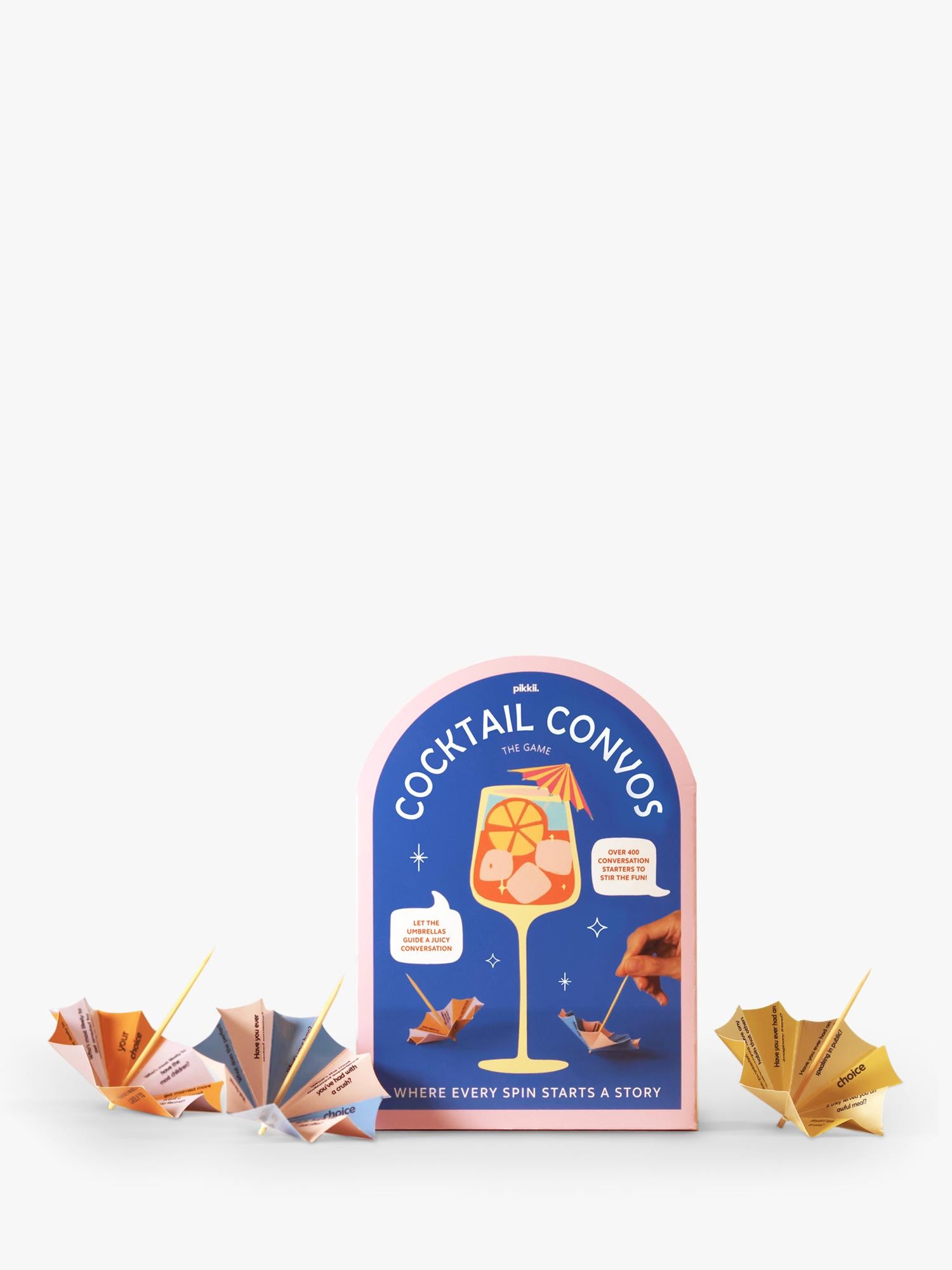Pikkii Cocktail Convos Cards party game, UK version