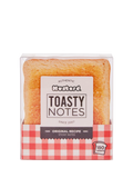 Mustard yellow toasty notepad, imported from the UK