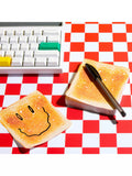 Mustard yellow toasty notepad, imported from the UK