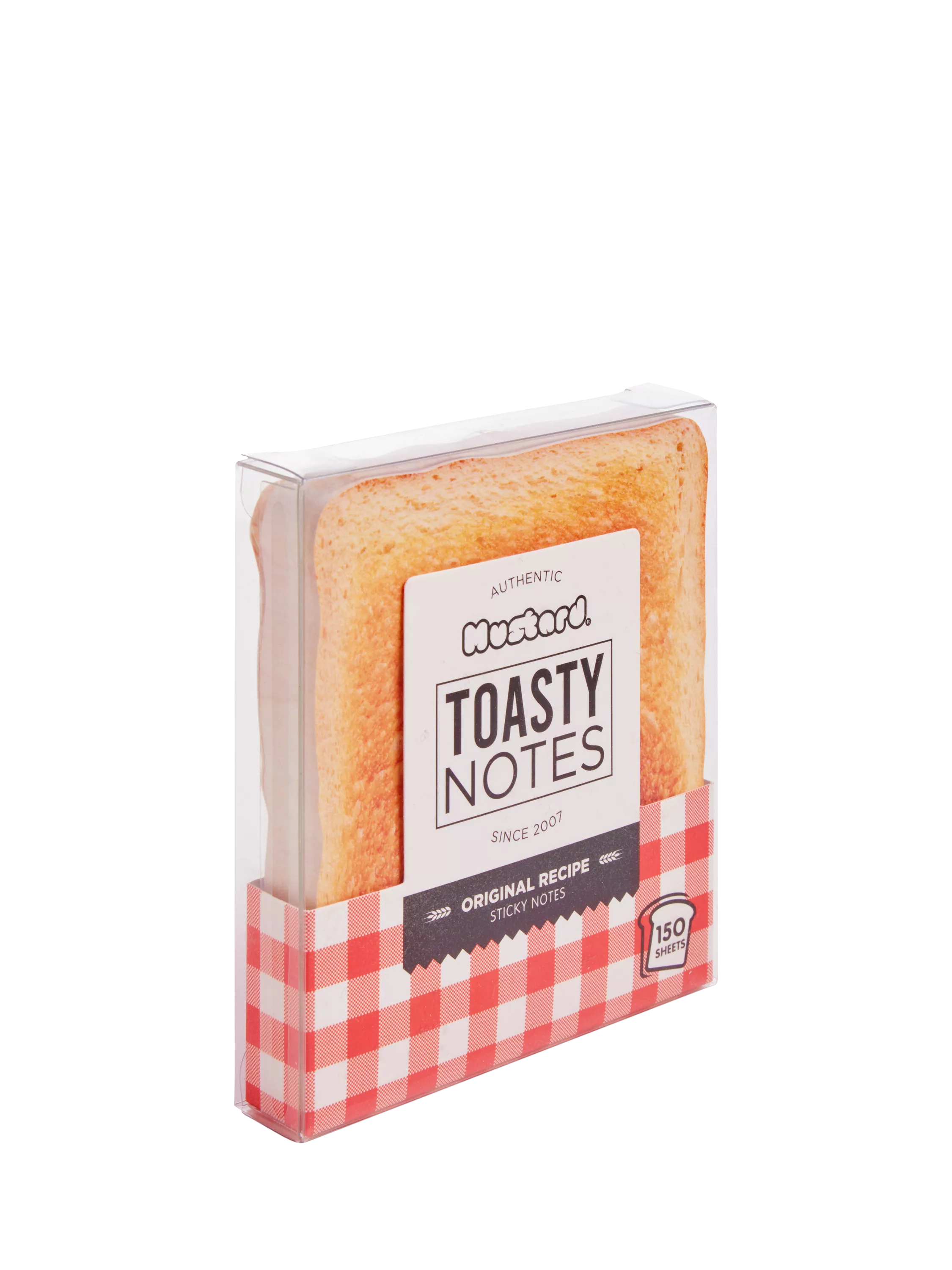 Mustard yellow toasty notepad, imported from the UK
